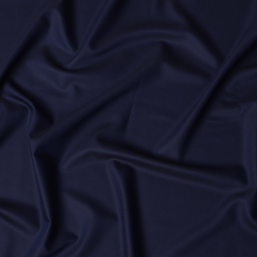 قماش بدلة صوف إنجليزي سوبر 150 أزرق داكن، 3.5 متر، عرض 150 سم - D21363