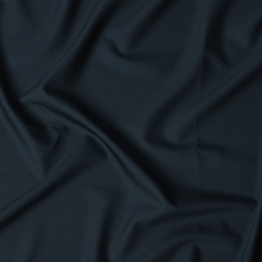 قماش بدلات من الصوف الإنجليزي Super 150 باللون الأزرق البترولي، 3.5 متر، عرض 150 سم - D21366