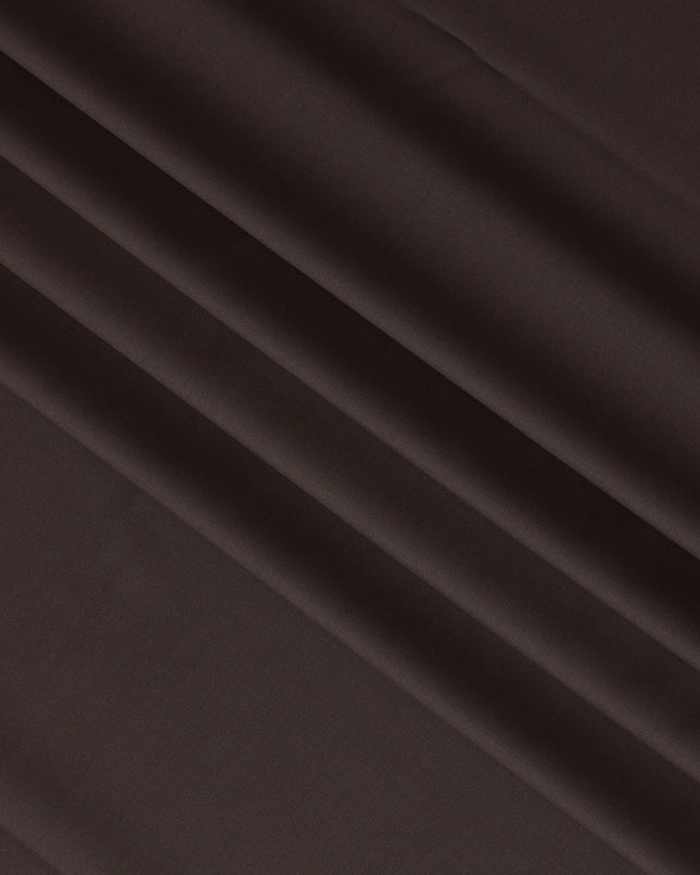 Mocha Brown English Super 150's All Wool Suiting Fabric, 3.5 Meters, Width 150 cm-D21367