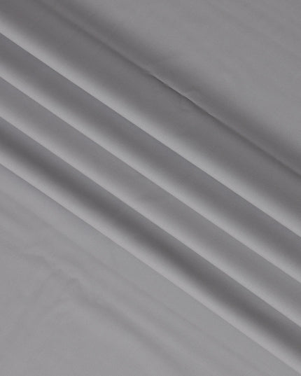 Light Grey English Super 150's All Wool Suiting Fabric, 3.5 Meters, Width 150 cm-D21368