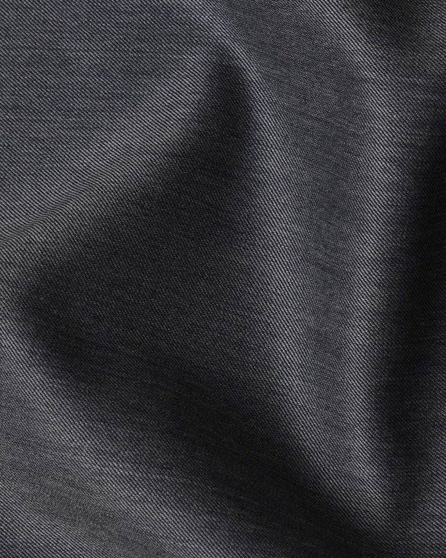 Slate Grey English Super 150's All Wool Suiting Fabric, 3.5 Meters, Width 150 cm-D21371 Regal Fabrics