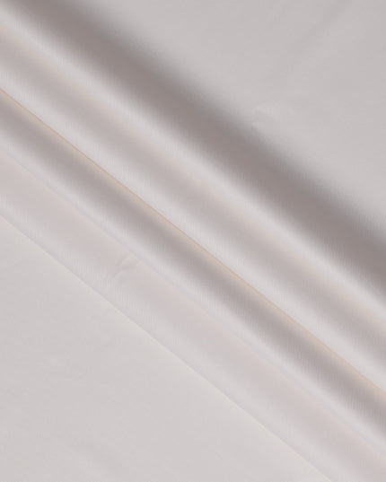 Off-White Premium 100% Swiss Cotton Shirting Fabric with Subtle Twill Texture, 140 cm Wide-D21430