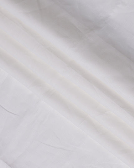 White Premium Pure Italian Linen Fabric, 140 cm Wide-D21443