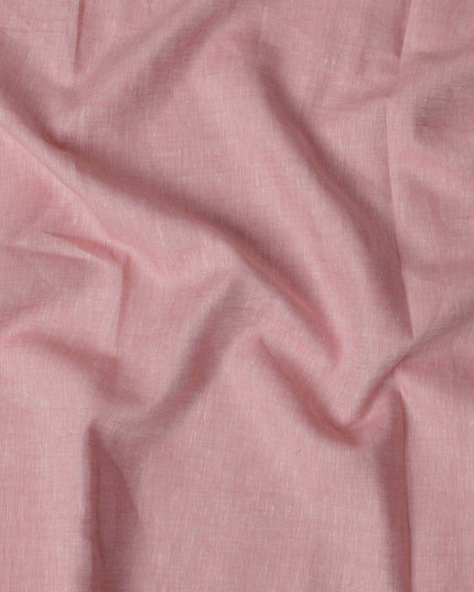 Pink Premium Pure Linen Fabric, 140 cm Wide-D21444