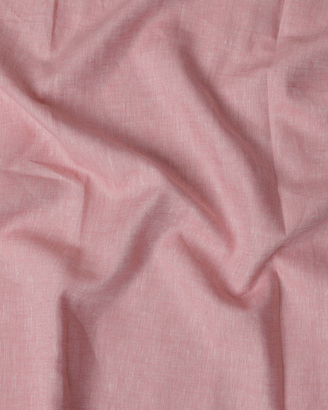 Pink Premium Pure Linen Fabric, 140 cm Wide-D21444