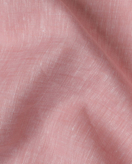 Pink Premium Pure Linen Fabric, 140 cm Wide-D21444