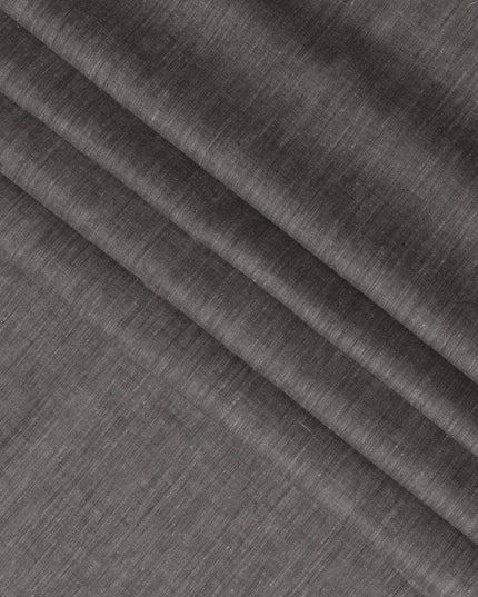 Charcoal Grey Premium Pure Linen Fabric, 140 cm Wide-D21445