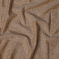 قماش كتان نقي فاخر باللون البني الرملي، عرض 140 سم - D21446