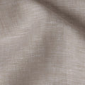 قماش كتان نقي فاخر باللون البيج الفاتح، عرض 140 سم - D21447