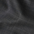 Dark Charcoal Checkered Premium Super 100's SCABAL English All Wool Suiting Fabric, Width 150 Cms, 3.65 Mtrs, United Kingdom-D21448