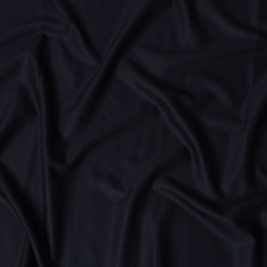 Dark Navy Blue Premium Super 100's SCABAL English All Wool Suiting Fabric, Width 150 Cms, 3.65 Mtrs, United Kingdom-D21450