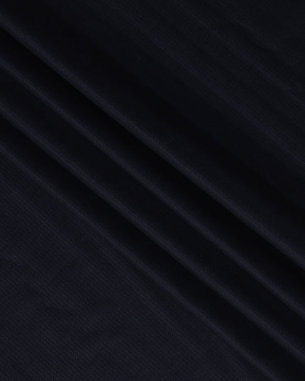 Dark Navy Blue Premium Super 100's SCABAL English All Wool Suiting Fabric, Width 150 Cms, 3.65 Mtrs, United Kingdom-D21450