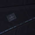 Dark Navy Blue Premium Super 100's SCABAL English All Wool Suiting Fabric, Width 150 Cms, 3.65 Mtrs, United Kingdom-D21450
