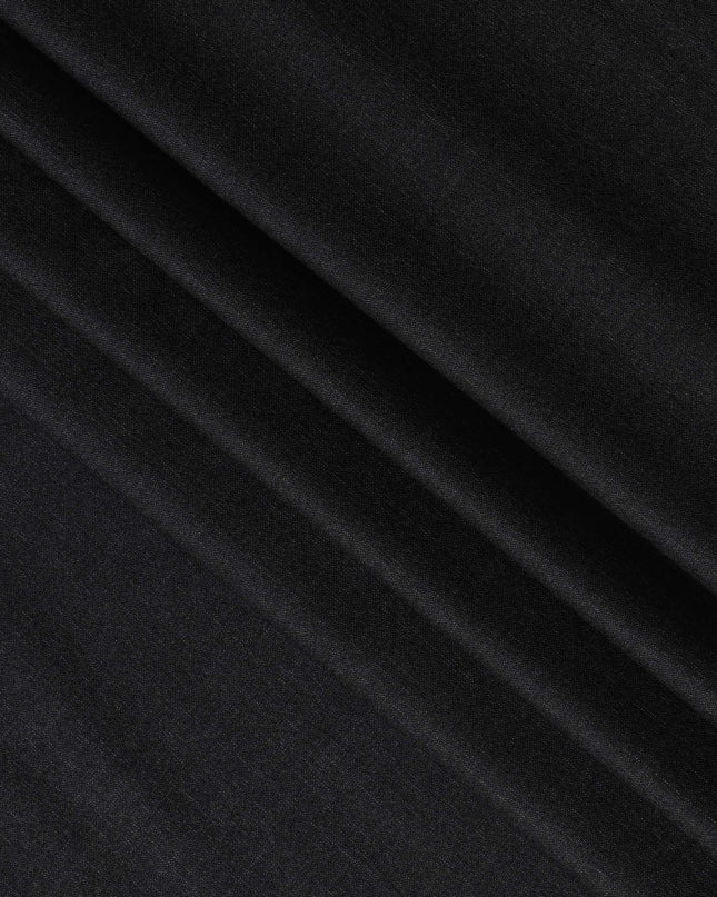 Dark Grey Premium Super 130's SCABAL English All Wool Suiting Fabric, Width 150 Cms, 3.65 Mtrs, United Kingdom-D21452