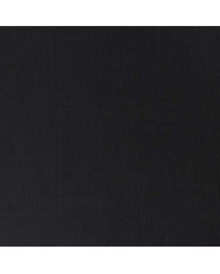 Dark Grey Premium Super 130's SCABAL English All Wool Suiting Fabric, Width 150 Cms, 3.65 Mtrs, United Kingdom-D21452