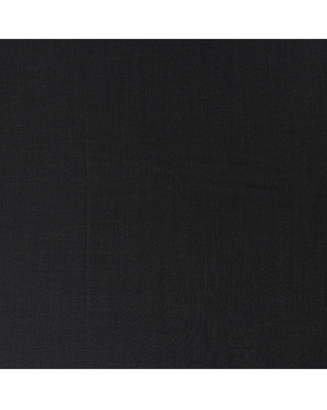 Dark Grey Premium Super 130's SCABAL English All Wool Suiting Fabric, Width 150 Cms, 3.65 Mtrs, United Kingdom-D21452