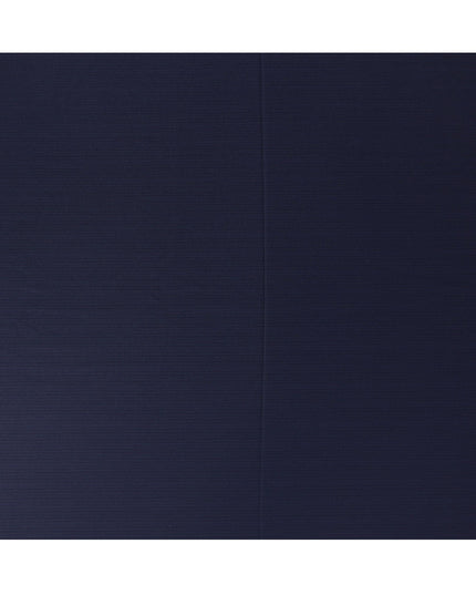 Navy Blue with Subtle Stripes Premium Super 180's SCABAL English All Wool Suiting Fabric, Width 150 Cms, 3.65 Mtrs, United Kingdom-D21457