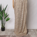 Onino Pink Premium French Metallic Chantilly Saree Lace Fabric, 5.5 MetersX110 Cms-D21531 Regal Fabrics