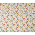 White and Multicolor Floral Uragiri Cotton Voile Fabric with Jacquard – Width 110 cm-D21795