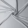 Silver Grey Pure Silk Satin Fabric – Width 110 cm-D21810