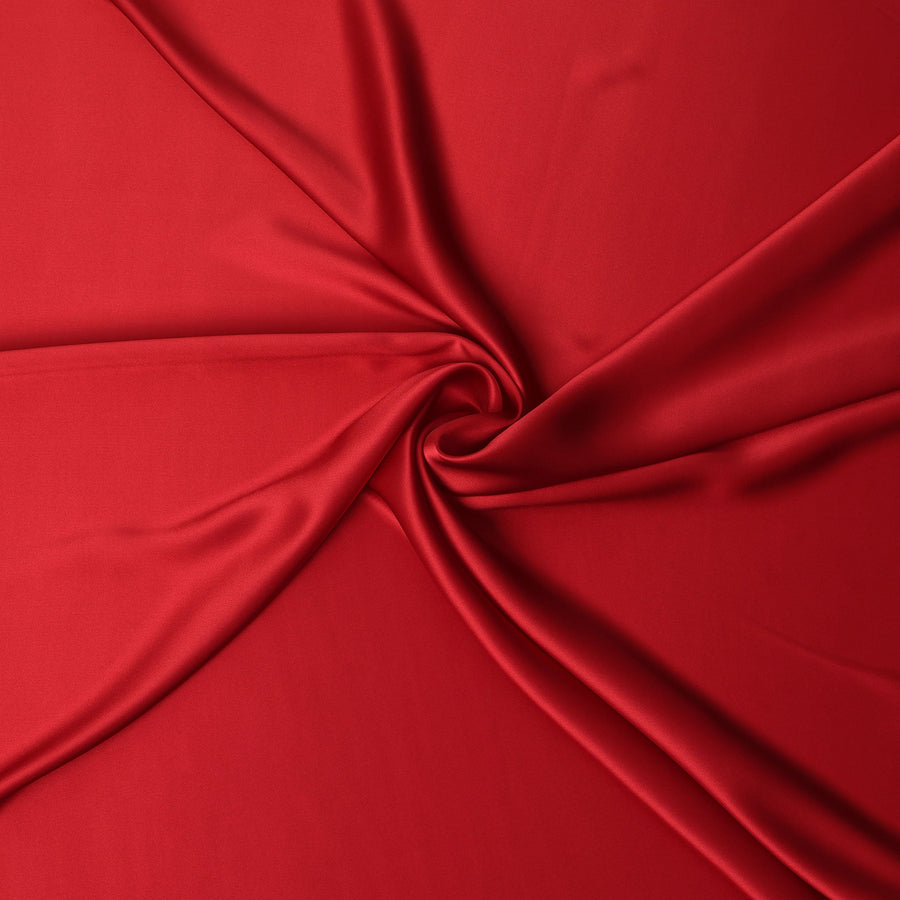 Crimson Red Pure Silk Satin Fabric – Width 110 cm-D21811
