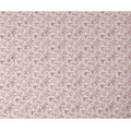 قماش ساتان قطني مطبوع عليه زهور باللون الوردي الفاتح - عرض 110 سم، صنع في الهند - D22311