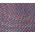 Deep Plum Multicolor Artistic Floral Printed Cotton Lawn Fabric with Blue, Red, and Beige Accents, 110 Cms Width, Made in Japan-D22529