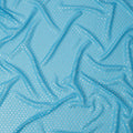 Sky Blue Silk Chiffon Fabric with Metallic Lurex Polka Dot Design, 110 Cms Width, Made in South Korea-D22578