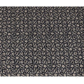 Black and Beige Abstract Geometric Printed Blended Viscose Fabric, 110 Cms Width, Made in India-D22800