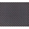 Navy Blue Geometric Printed Blended Viscose Fabric with Beige Diamond Motifs and Dot Clusters, 110 Cms Width, Made in India-D22814