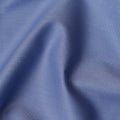 قماش قمصان قطني سويسري 100% بلون أزرق فولاذي، تصميم سادة، عرض 150 سم، صنع في سويسرا - D22873