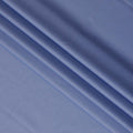 قماش قمصان قطني سويسري 100% بلون أزرق فولاذي، تصميم سادة، عرض 150 سم، صنع في سويسرا - D22873
