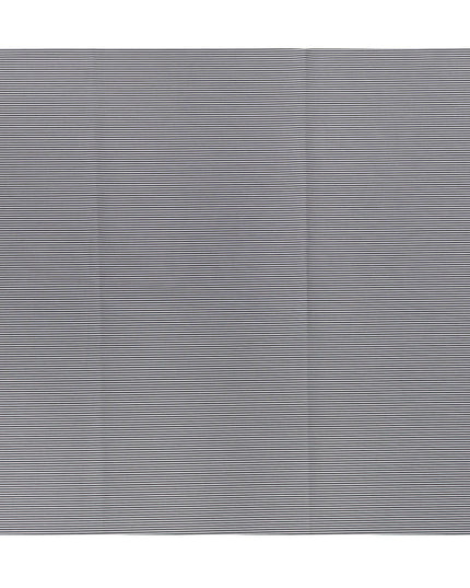 Black and White Micro Stripe 100% Cotton Shirting Fabric, Fine Twill Design, 150 cm Width, Made in Italy-D22880