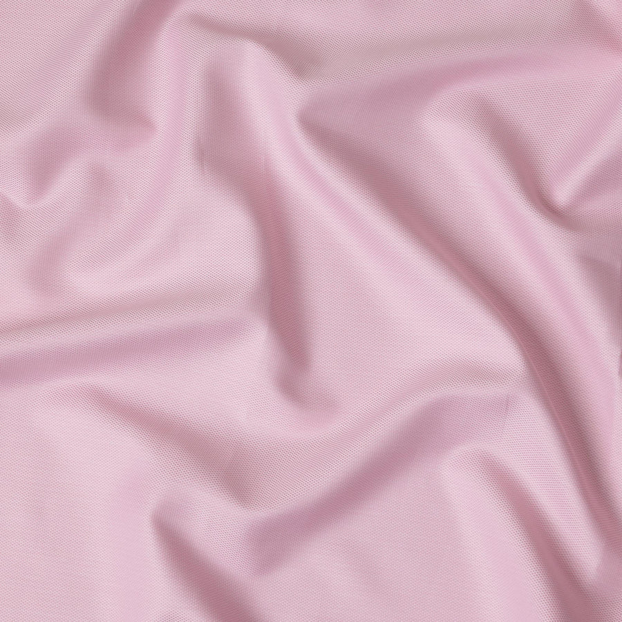 قماش دوبي وردي فاتح، قطن سويسري ١٠٠٪، نسج هندسي دقيق، عرض ١٥٠ سم، صنع في سويسرا - D22883