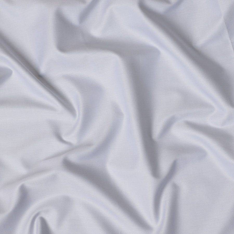 Ice Grey Twill 100% Swiss Cotton Shirting Fabric, Smooth Diagonal Weave, 150 cm Width, Made in Switzerland-D22889