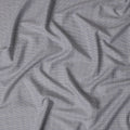 Grey and Black Micro Check 100% Cotton Shirting Fabric, Dense Mini Grid Pattern, 150 cm Width, Made in Italy-D22892