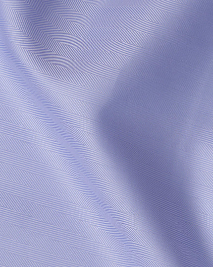 Lavender Herringbone 100% Cotton Shirting Fabric, Diagonal Feather Weave Design, 150 cm Width, Made in Italy-D22893