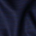 Navy Blue Premium Super 110's Wool Suiting Fabric by Scabal – 3.50 Mtrs Piece, Width 150 Cms, Made in United Kingdom-D23059