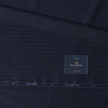 Midnight Blue Premium Super 110's Wool Suiting Fabric by Scabal – 3.50 Mtrs Piece, Width 150 Cms, Made in United Kingdom-D23060