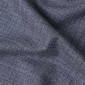Slate Blue Premium Super 130's All Wool Suiting Fabric by Scabal – 3.50 Mtrs Piece, Width 150 Cms, Made in United Kingdom-D23063
