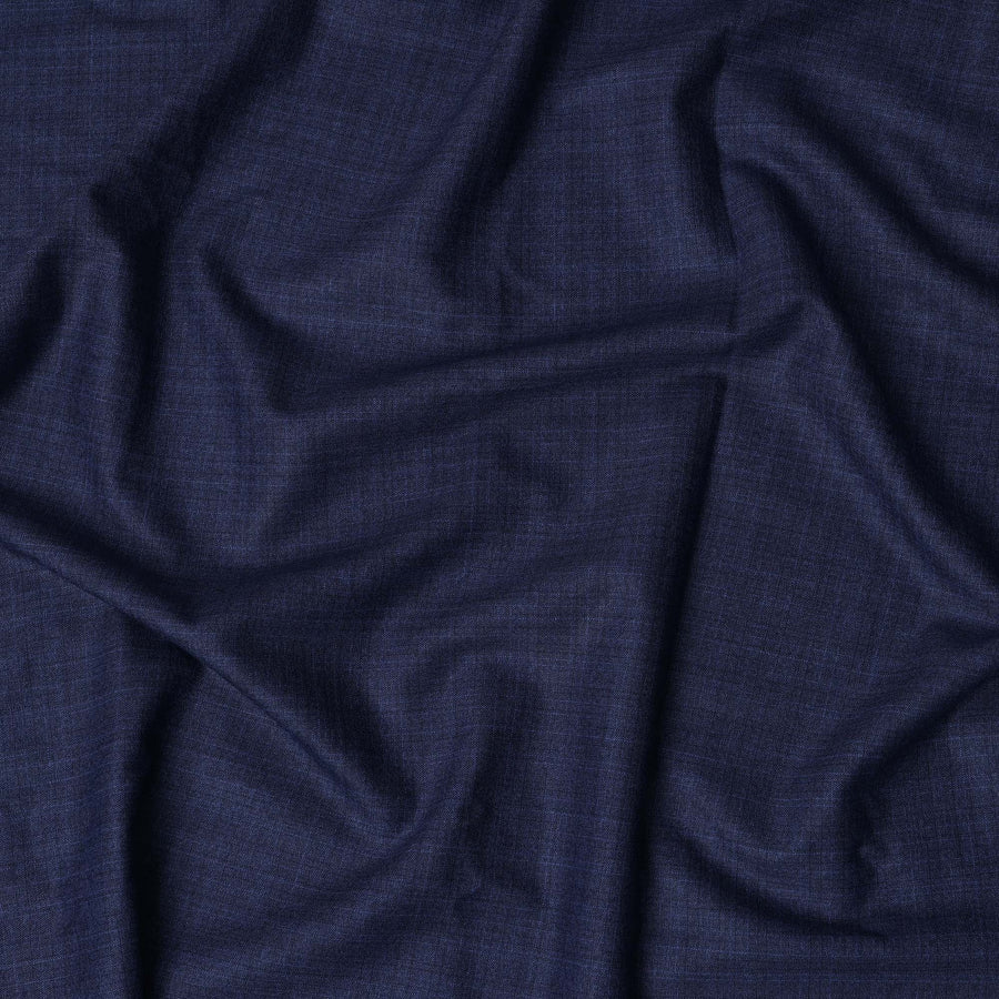 Royal Navy Premium Super 130's Wool Suiting Fabric by Scabal – 3.50 Mtrs Piece, Width 150 Cms, Made in United Kingdom-D23065