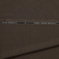 Chocolate Brown Premium Wool Suiting Fabric by Scabal – 3.50 Mtrs Piece, Width 150 Cms, Made in United Kingdom-D23066