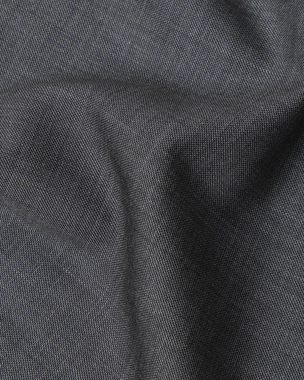 Charcoal Grey Premium Blended Wool Suiting Fabric – Width 150 Cms, Made in China-D23071