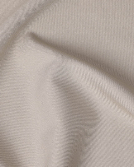 قماش صوف فاخر مخلوط باللون البيج العاجي - عرض 150 سم، صنع في الصين - D23074