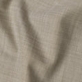 Sand Beige Textured Blended Wool Suiting Fabric – Width 150 Cms, Made in China, Sold Per Meter-D23077