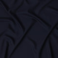 Navy Blue Premium Super 180's English Wool and Cashmere Suiting Fabric, 150 Cms Width, Made in UK-D23197