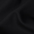 Jet Black Premium Super 160's English Wool and Cashmere Suiting Fabric, 3.50 Mtrs Piece, 150 Cms Width, Made in UK-D23198