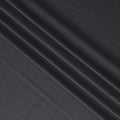 Charcoal Black Premium Super 160's English Wool and Cashmere Suiting Fabric, 150 Cms Width, Made in UK-D23203