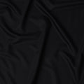 Classic Black Premium Super 130's English Wool and Cashmere Suiting Fabric, 150 Cms Width, Made in UK-D23205