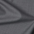 Graphite Grey Premium Super 160's Italian All Wool Suiting Fabric, 150 Cms Width, Made in Italy-D23208